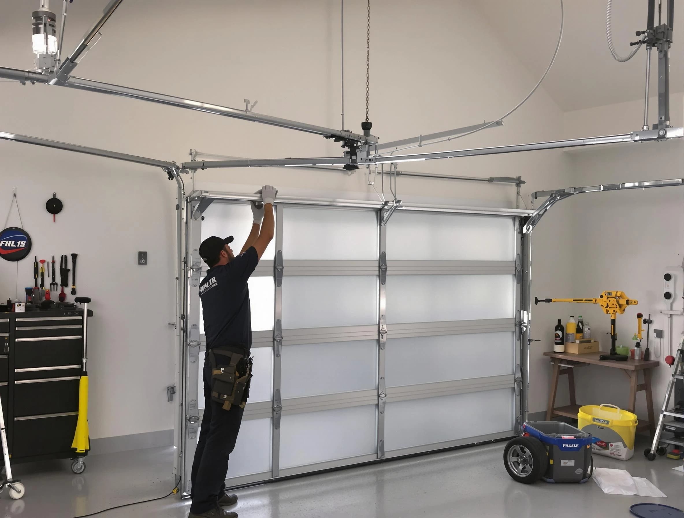 Sheridan Garage Door Repair certified team performing precision garage door installation in Sheridan