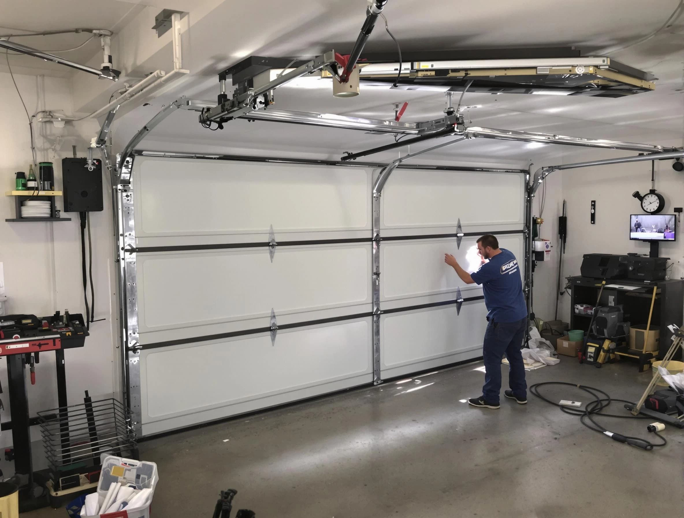 Professional garage door repair service by Sheridan Garage Door Repair in Sheridan