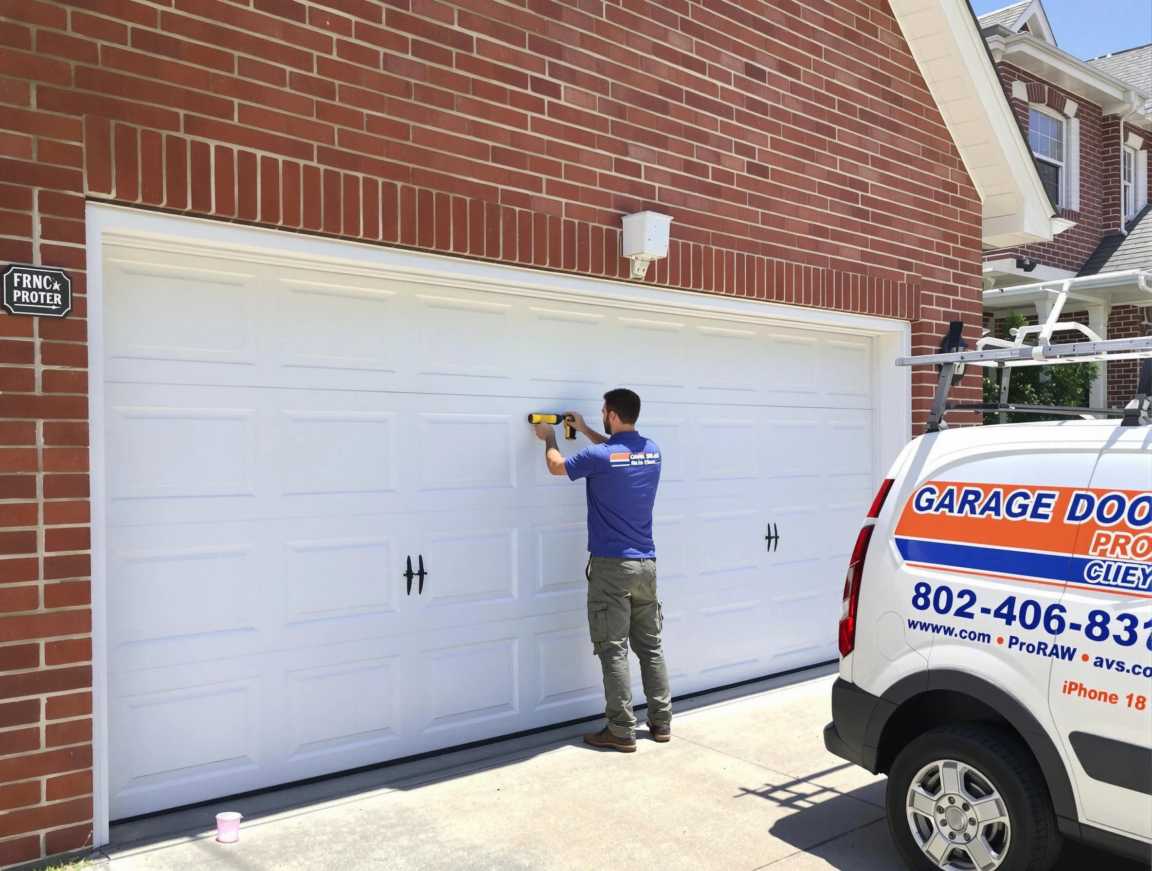 Local garage door repair service by Sheridan Garage Door Repair in Sheridan