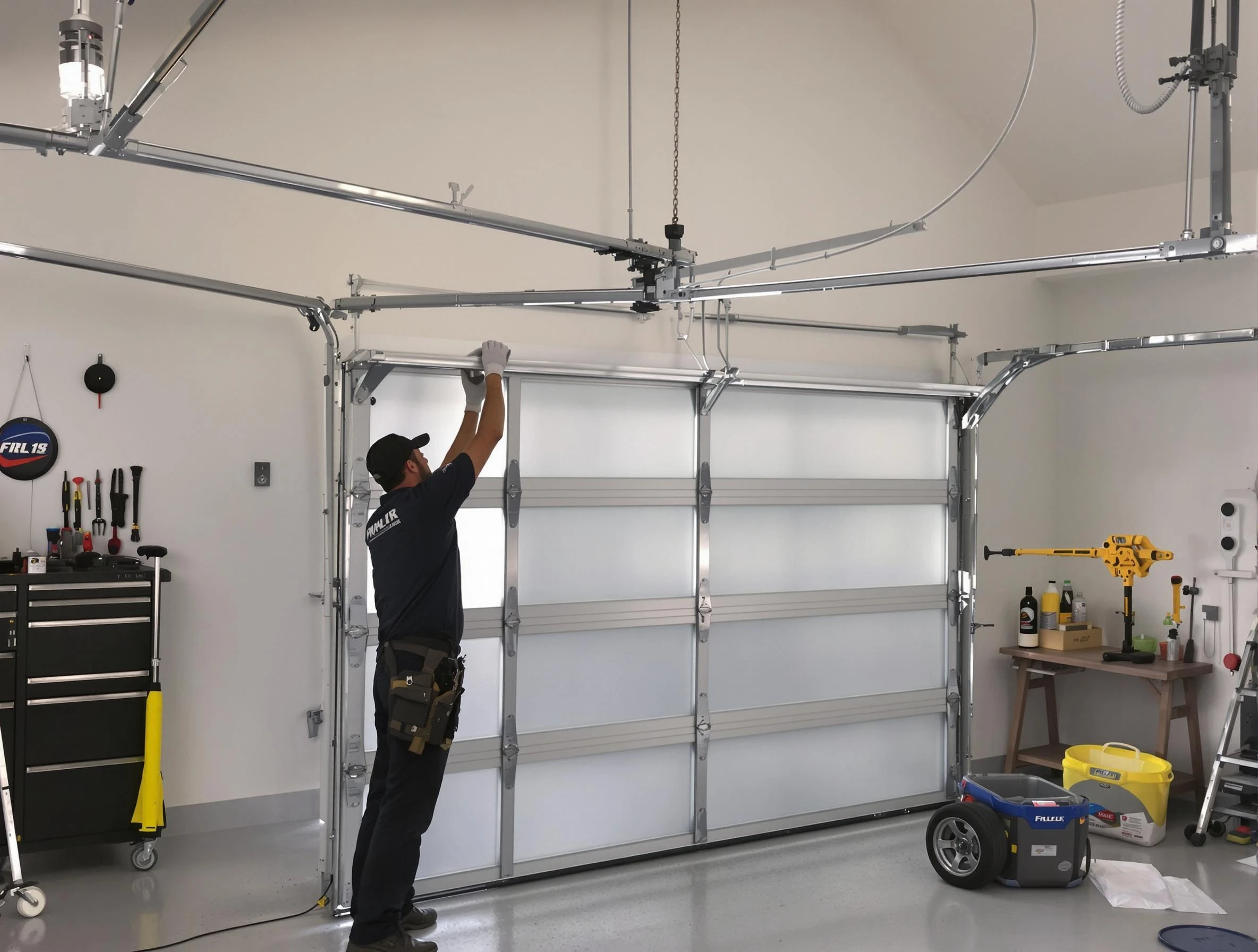 Sheridan Garage Door Repair certified team performing precision garage door installation in Sheridan