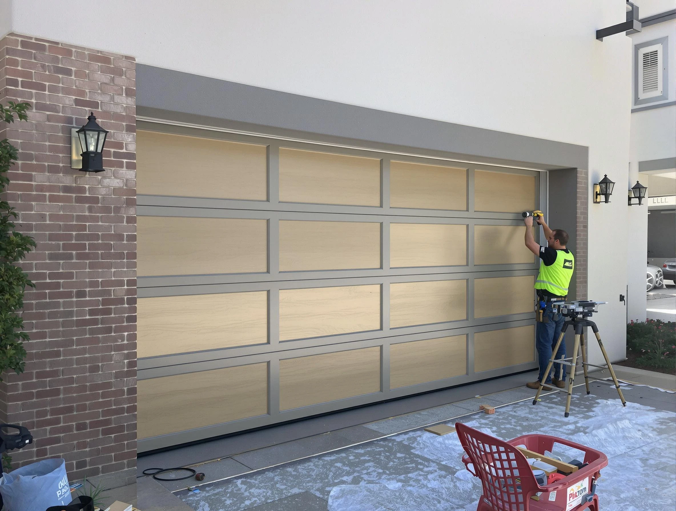 Garage door replacement service by Sheridan Garage Door Repair in Sheridan