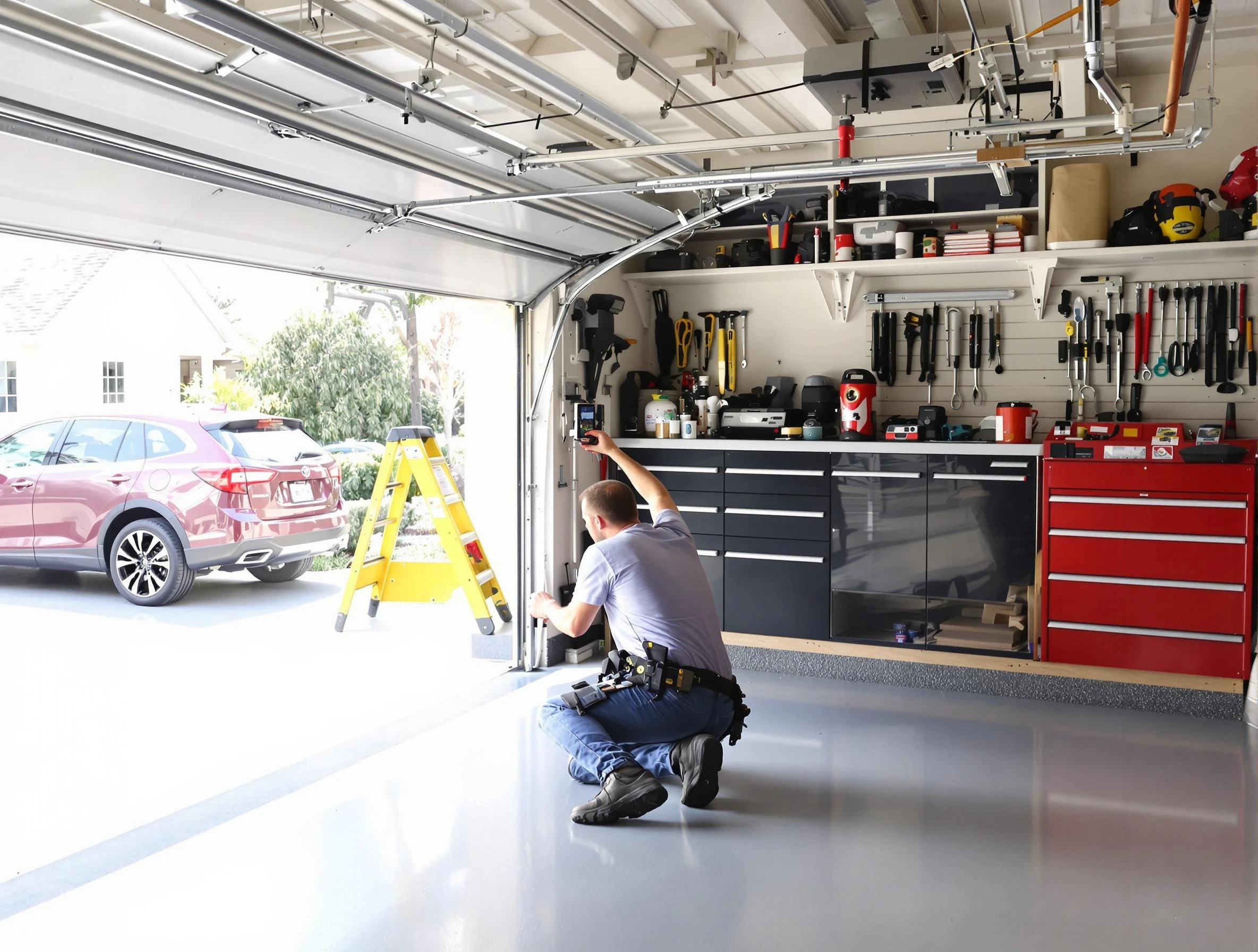 Local garage door repair service by Sheridan Garage Door Repair in Sheridan
