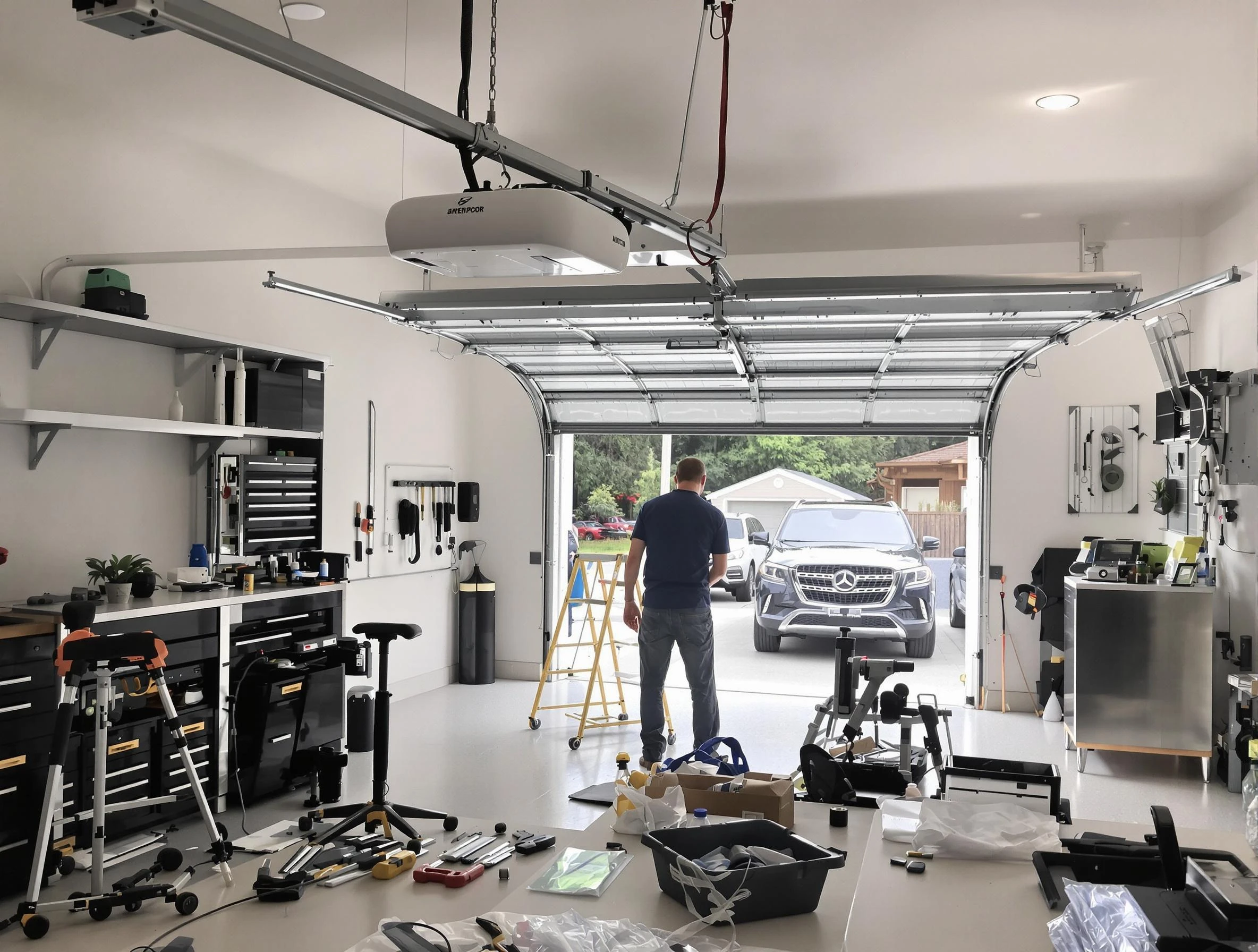 Garage door opener installation by Sheridan Garage Door Repair in Sheridan