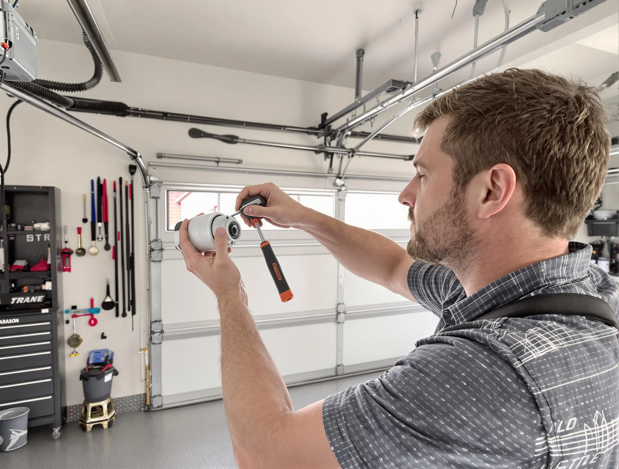 Garage door opener repair service by Sheridan Garage Door Repair in Sheridan